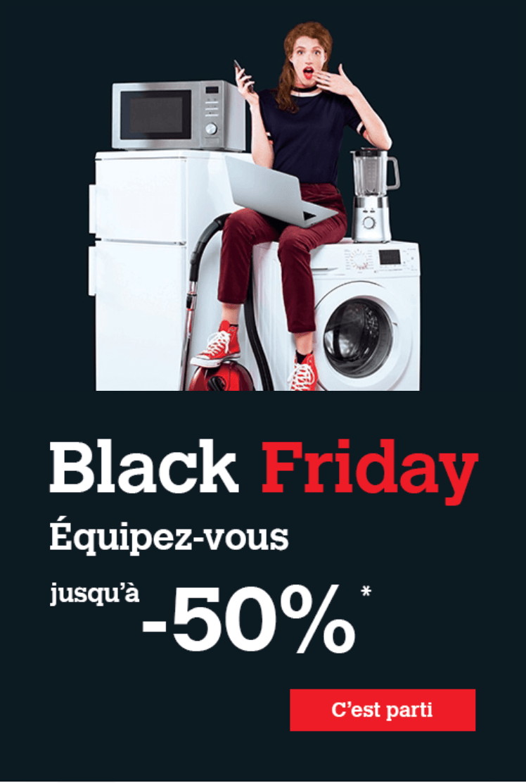 banniere promotionnelle Black Friday Darty