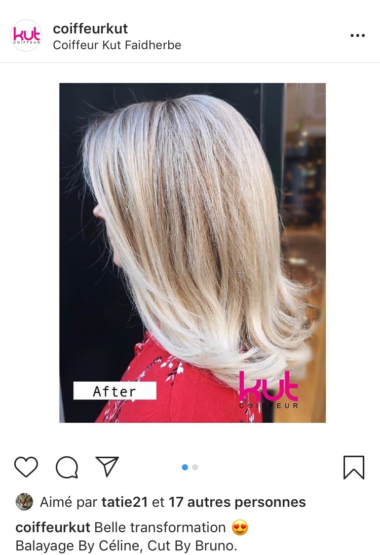 Illustration post instagram coiffeur