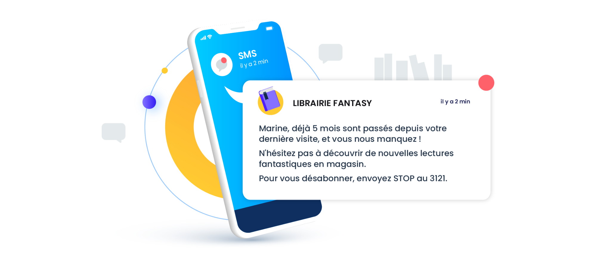 SMS - Librairie fantasy