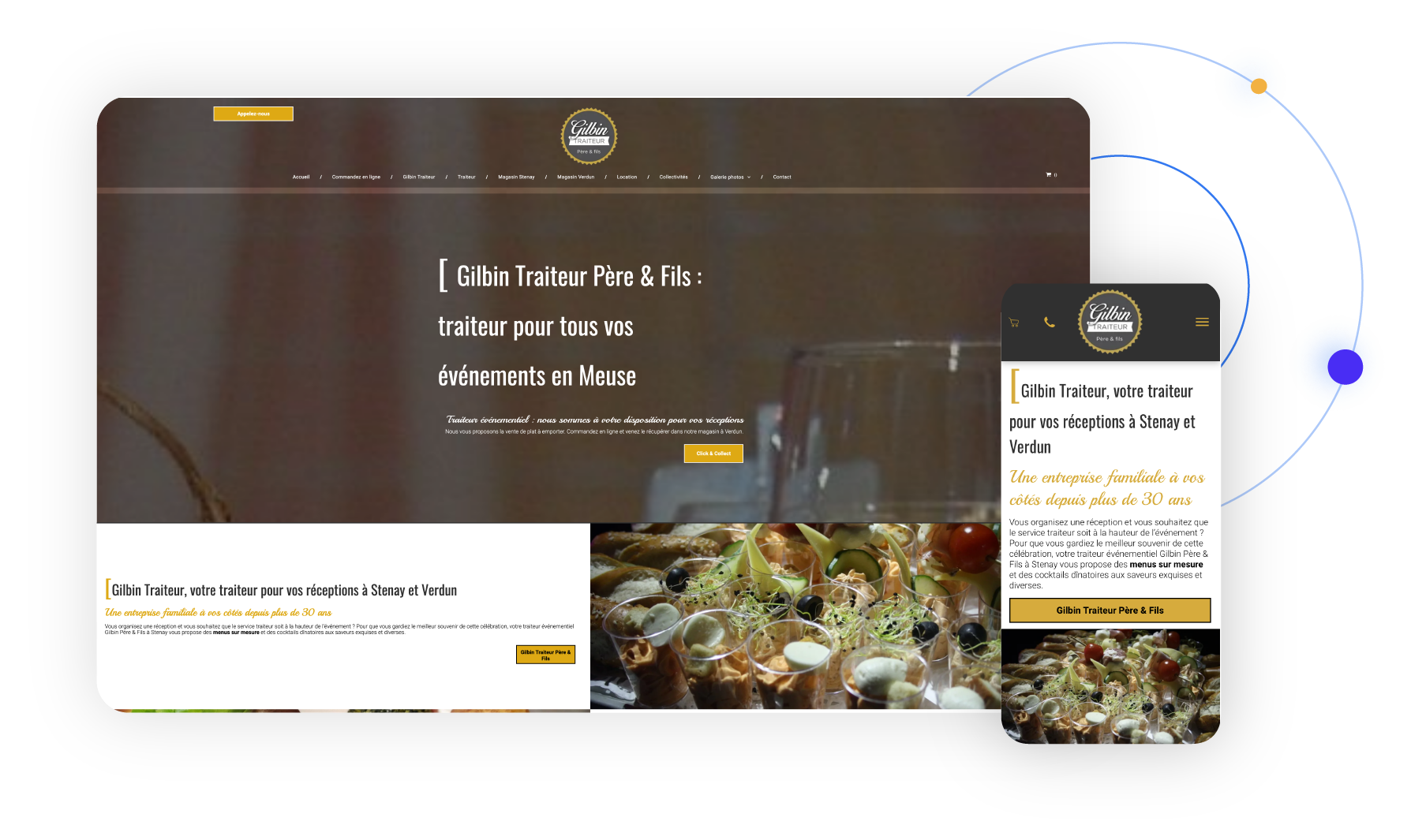 Visuel Site Premium Gilbin Traiteur