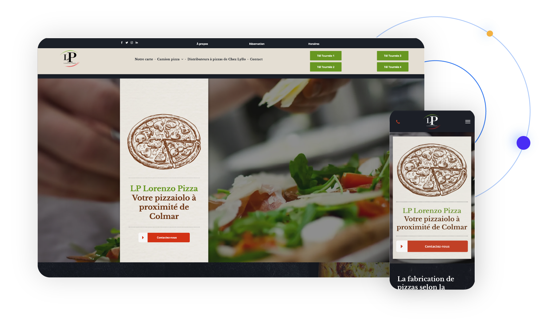 Site Privilège Lorenzo Pizza