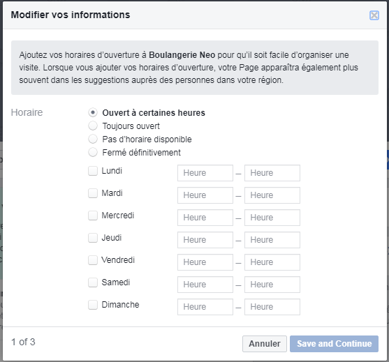 Personnalisation de votre page facebook créer une page Facebook