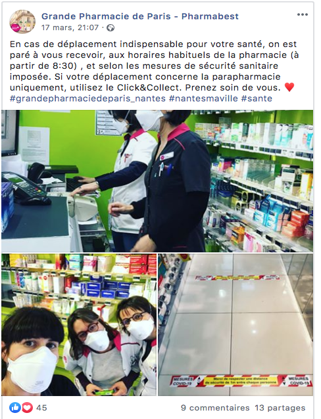 mesures sécurité covid-19 pharmacie