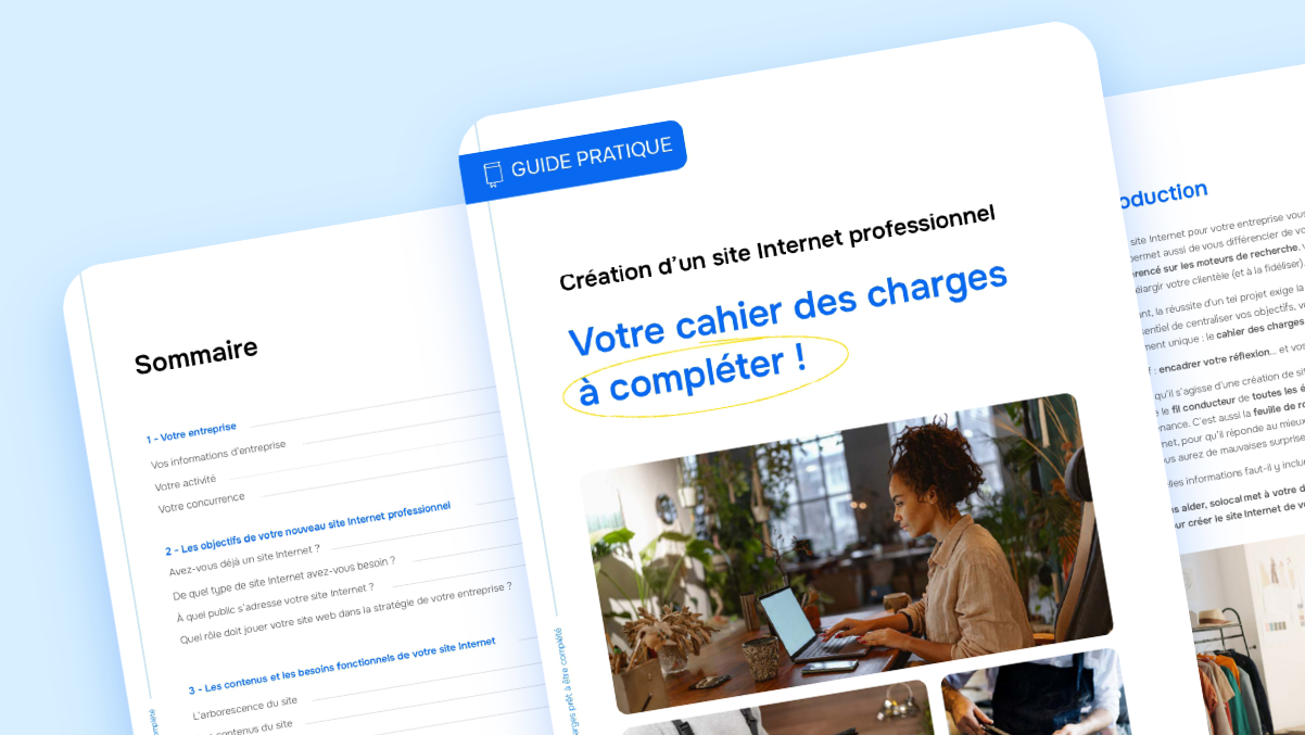 Modèle de cahier des charges pour votre site Internet